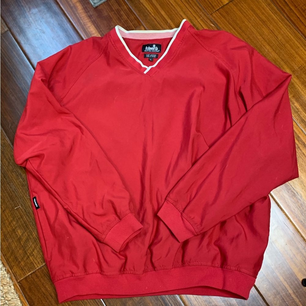 Men’s Ashworth Golf Weather Water Resistant Sweater - Picture 1 of 2